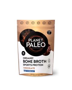 Organic Bone Broth Sports Protein Chocolate 240gr Planet Paleo