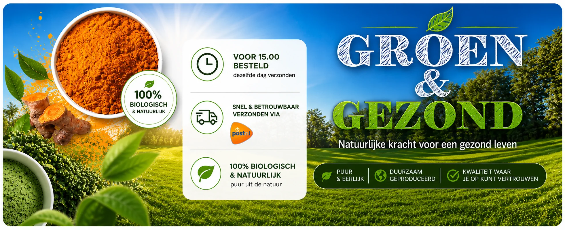 Groen & Gezond© collageen en kruiden assortiment